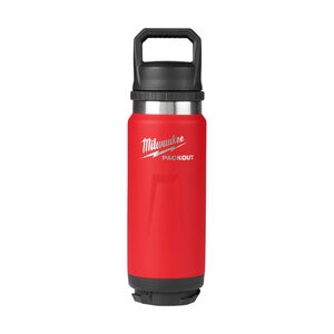 Milwaukee (8) Packout 24 oz Insluted Bottle Chug Lid Red