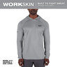 Milwaukee Workskin Hooded Shirt - Gray Xl
