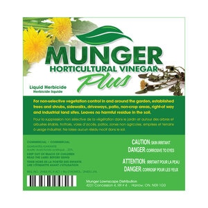 Munger Horticultural Vinegar 10% 4 Liter Psray Bottle