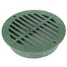 12 ROUND GRATE GREEN NDS