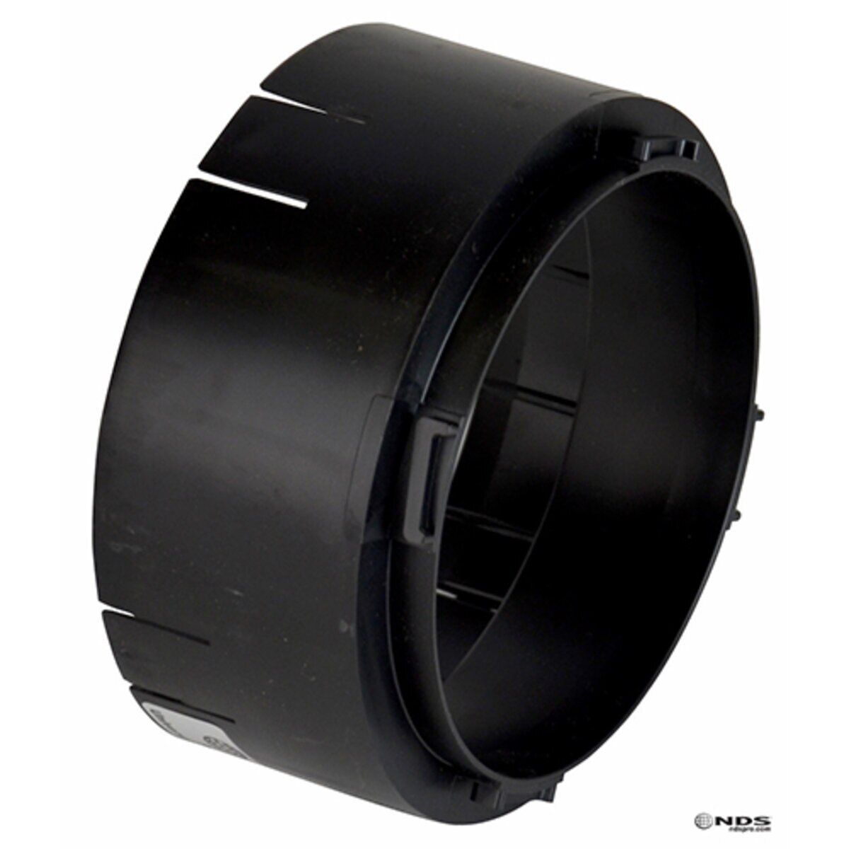 NDS Catch Basin Outlet Adapter Universal Locking Black Plastic 6 in ...