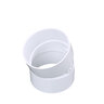 NDS PVC S&D 22-1/2 Degree Elb.ow HUB x HUB White 4 in.