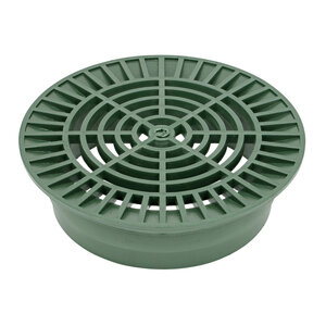 10 ROUND GRATE GREEN NDS