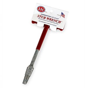 1/2 + 3/4 Combination Stub Wrench