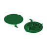 NDS 6 in. Round SureFit Universal Valve Box Lid Green Lid Only