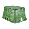 NDS 13 in. x 20 in. Jumbo Corrugated Box w/ Overlapping Bolt-Down Cover - Water