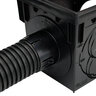 NDS 9 in. BASIN KIT w/ ADPTS PLUG & GRATE BLACK