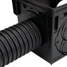 NDS 9 in. BASIN KIT w/ ADPTS PLUG & GRATE BLACK