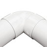 NDS PVC S&D 90 Deg. Elbow HUB x HUB White 6 in.