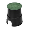 NDS 6 in. Round SureFit Universal Valve Box Lid Green Lid Only