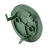 NDS 6 in. Round SureFit Universal Valve Box Lid Green Lid Only
