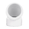 NDS PVC S&D 90 Deg. Elbow HUB x HUB White 3 in.