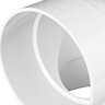NDS PVC S&D 90 Deg. Elbow HUB x HUB White 4 in.