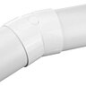 NDS PVC S&D 22-1/2 Degree Elb.ow HUB x HUB White 4 in.
