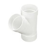 NDS PVC S&D 45 Deg. Wye HUB x HUB x HUB White 4 in.