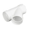 NDS PVC S&D 45 Deg. Wye HUB x HUB x HUB White 4 in.