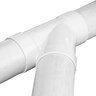 NDS PVC S&D 45 Deg. Wye HUB x HUB x HUB White 4 in.