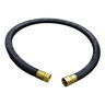 3/4 X 4' RUBBER HOSE C/W BRASS ENDS