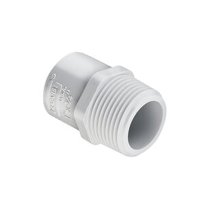 3 in. x 4 in. Red Male Adapter Mipt X Socket PVC Fitting