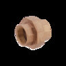 2 BRASS UNION THREADED