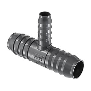 2 in. x 2 in. x 1-1/2 in. Red Tee Insert Poly Fitting