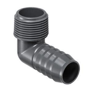 1-1/2 Comb Male Elbow Poly Fitting