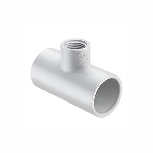 4 in. x 1-1/2 in. Red Tee Socket x Fipt PVC Fitting