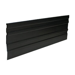 Permaloc CleanLine Aluminum Edging Black 1/8 in. x 4 in. x 8 ft. (3 stakes included)