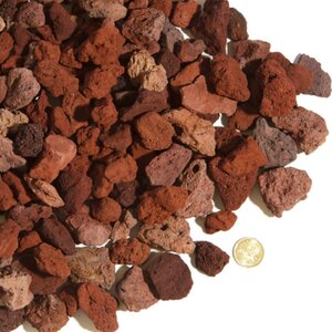 Bulk Burgundy Lava Large (per cu. yd.)