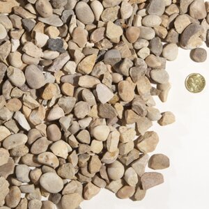 Bulk Tanned/Golden Washed Rock 20 mm (per cu. yd.)