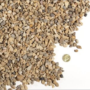 Bulk Tanned/Golden Washed Rock 10 mm (per cu. yd.)