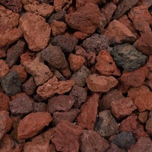 Bagged Red Lava Rock