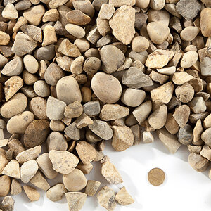 Bulk Tanned/Golden Washed Rock 40 mm (per cu. yd.)
