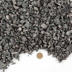 Bulk Black Basalt 10 mm (per cu. yd.)