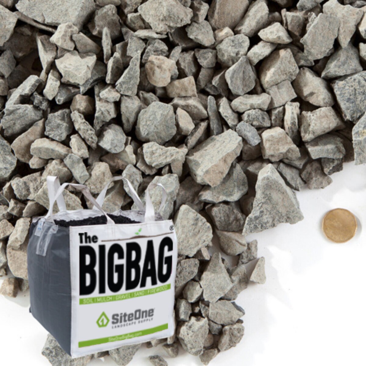 Black Basalt 25 mm BigBag | SiteOne CA