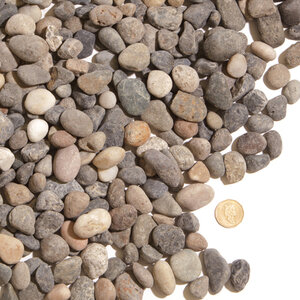 Bulk Round River Rock (1 in.) 25 mm (per cu. yd.)