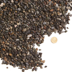 Bulk Washed Round Rock (3/8 - 1/2 in.) 10 - 12 mm (per cu. yd.)