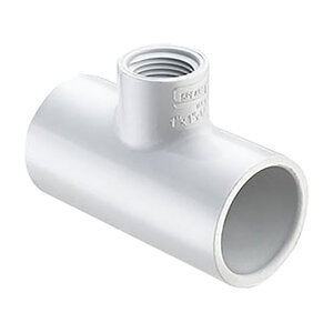 Reducing Tee PVC 3 in. x 2 in. Socket x Fipt