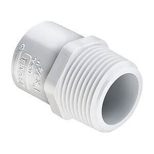 Reducing Male Adapter PVC 2 in. x 1-1/2 in. Mipt x Socket