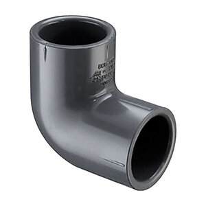 Elbow 90 Degree Sch 80 PVC 1-1/2 in. S x S