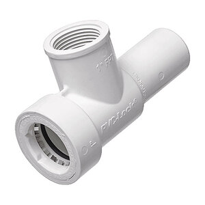 Manifold Tee 1 in. x PVCL x 1 in. Fpt x Spigot