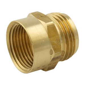 QVS Hose Adapter Brass 3/4 in. FHT x 3/4 in. MPT