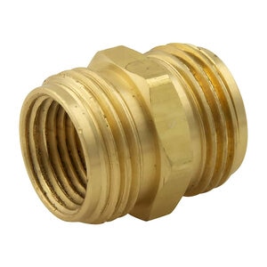 QVS Adapter Brass 3/4 in. Mht x 3/4 in. Mht