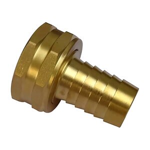 QVS Swivel Hose Mender Brass 3/4 in. FHT x 5/8 in.