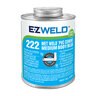 E-Z Weld PVC Cement Wet Aqua Blue 1 qt.