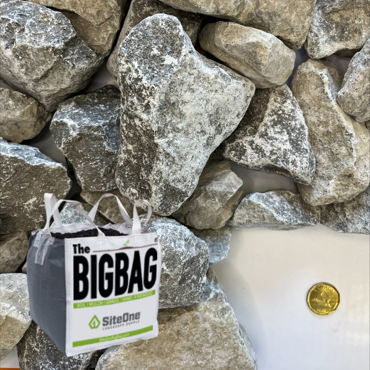 Limestone 75-150 mm BigBag | SiteOne CA