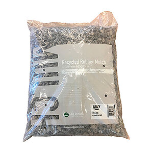 Rubber Mulch Gray 20 lb. Bag