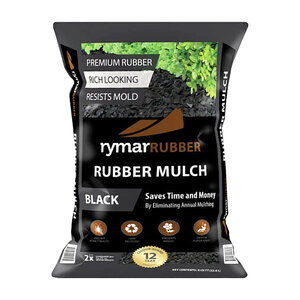 Rubber Mulch Black 20 lb. Bag