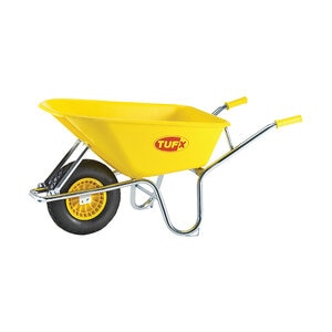 Wheelbarrow Tufx Flatfree Yellow
