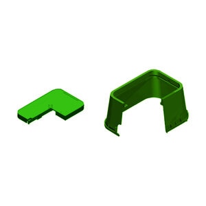 FJM Oldcastle Carson 12 in. x 20 in. Lockable Valve Box Green